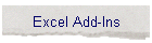 Excel Add-Ins